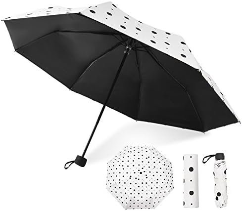 Rainbrace UV Sun Umbrella Compact Folding Travel Umbrella Auto Open and Close for Windproof, Rainproof & 99% UV Protection Parasol with Black Anti-UV Coating