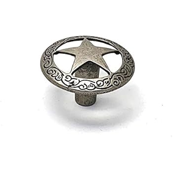 Sonoma Cabinet Hardware Lone Star Texas Knob Antique Pewter Austin