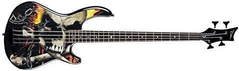 Dean Edge 10A PJ Electirc Bass Guitar with Active EQ - Skull Crusher