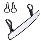 BETOOLL 15" Wide Rear View Race Mirror Convex Mirror with 1.75" Clamp for ATV UTV Polaris RZR800 1000 XP900 1000 S