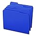 Smead Standard File Folders, 100 Count, Navy, 1/3-Cut Tabs, Letter Size (13193)