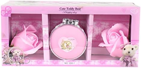 Rose with Ring/Jewellery Storage Box for Special Ocassion Women Day Gift for Mother, Valentine Day, Propose Day - Baby Pink Color
