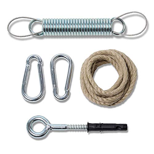 Hängesessel Aufhängung, Befestigungsset, Hängesessel Zubehör, Befestigung mit Stahlfeder Aufhängungsset von HOBEA…