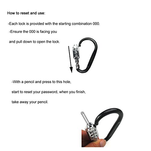 CHCYCLE Motorcycle helmet lock helmet motorcycle accessories with Security Cable (Silver)