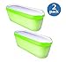 Tovolo Glide-A-Scoop Ice Cream Tub - Pistachio (2 Pack)