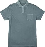 RVCA Men's Ptc Pigment Polo Shirt, Blue Slate, Large