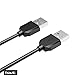 Havit 2-Feet USB 2.0 Type A Male to Type A Male Cable, Black (1pack)