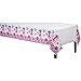 Amscan Plastic Table Cover | 1st Birthday | Girl | Flowers and Butterflies Collection