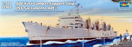 Trumpeter 1/700 USS Sacramento AOE1 Fast Combat Support Ship Model Kit