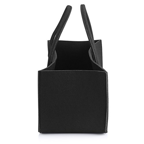 Delaman Felt Firewood Wood Bag Carrier Outdoor Camping Log Totes Holder Storage