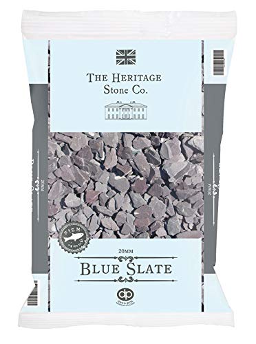 Deco Pak Blue Slate Chippings 20mm - 20kg Bag