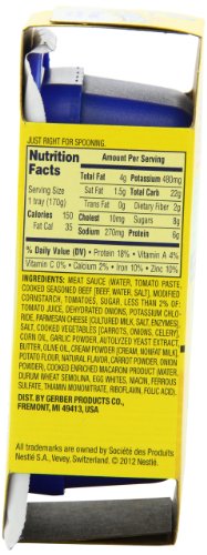 image for Gerber Graduates Lil' Meals, Spaghetti Rings in Meat Sauce, 6 Ounce (P