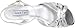 Touch Ups Women's Jane Ankle-Strap Sandal,Silver Glitter,9 M US