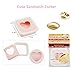 [3 Pieces] iMoreGro Sandwich Cutter, DIY Cookie Cutter Sandwich Toast Bread Mold Maker