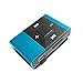 New Wayzon Mini Clip Metal USB MP3 Music Media Player + Earphone(Blue)