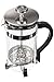 BOJE French Press Coffee Maker - Cafetiere - FREE Replacement Glass With Warranty - Stainless Steel and Durable Glass Carafe - Sleek, Classic Design