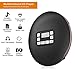 Portable Bluetooth CD Player, Personal Compact CD Player with LCD Display/Headphones/USB Power Adapter, Portable Disc Player Anti-Slip/Anti-Shock Protection for Adults Students Kids (Black)