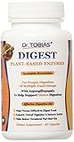 Dr. Tobias Plant-Based Non-GMO Super Digestive Enzymes, 60 Count