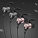 Jave Bluetooth Headphones, Bluetooth 4.1 Wireless Sports Earphones Lightweight Stereo Earbuds with Magnetic Connection, Sweatproof Sports Headset with Metallic Housing & Built-in Mic (Black)
