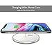 Lamyik Fast Wireless Charger Standard Qi-Certified Ultra Slim Wireless Charging Pad for iPhone X, iPhone 8, Galaxy S8 and All Qi-Enabled Devices (White)