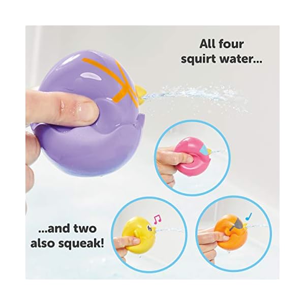 TOMY-Games-E72818C-Hide-Squeak-Bath-Squirters-Toomies-Eggs-Multicoloured TOMY Games E72818C Hide & Squeak Bath Squirters Toomies Eggs, Multicoloured