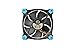 Thermaltake Riing 12 High Static Pressure Circular Ring Blue LED Case/Radiator Fan with Anti-Vibration Mounting System Triple Pack Cooling CL-F055-PL12BU-A