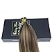 Sunny Hair I Tip Hair Extensions Invisible Itip Human Hair Extensions Dark Brown Highlight Caramel Blonde Pre Bonded for Everyday Use Cold Fusion Show Charm 16inch 50g