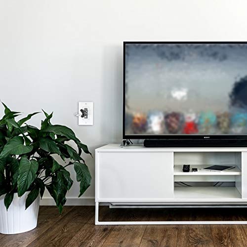 Legrand OnQ Cable Access Wall Plate, Recessed Wall Plate Hides Low