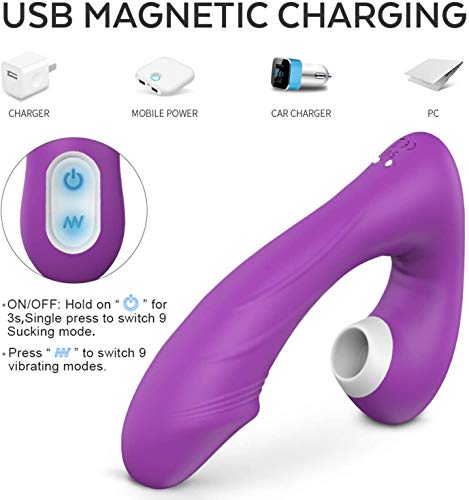 Stimolatore-Succhia-ClitorideVibrator-Clitoris-MassaggiatoreMassaggiatore-in-Silicone-con-9-frequenze-Relax-Massage-USB-Ricaricabileimpermeabileviola