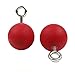 Atomik Climbing 3.5 inch Hanging Ninja Balls in Red for Grip and Strength Training as Seen on American Ninja Warrior