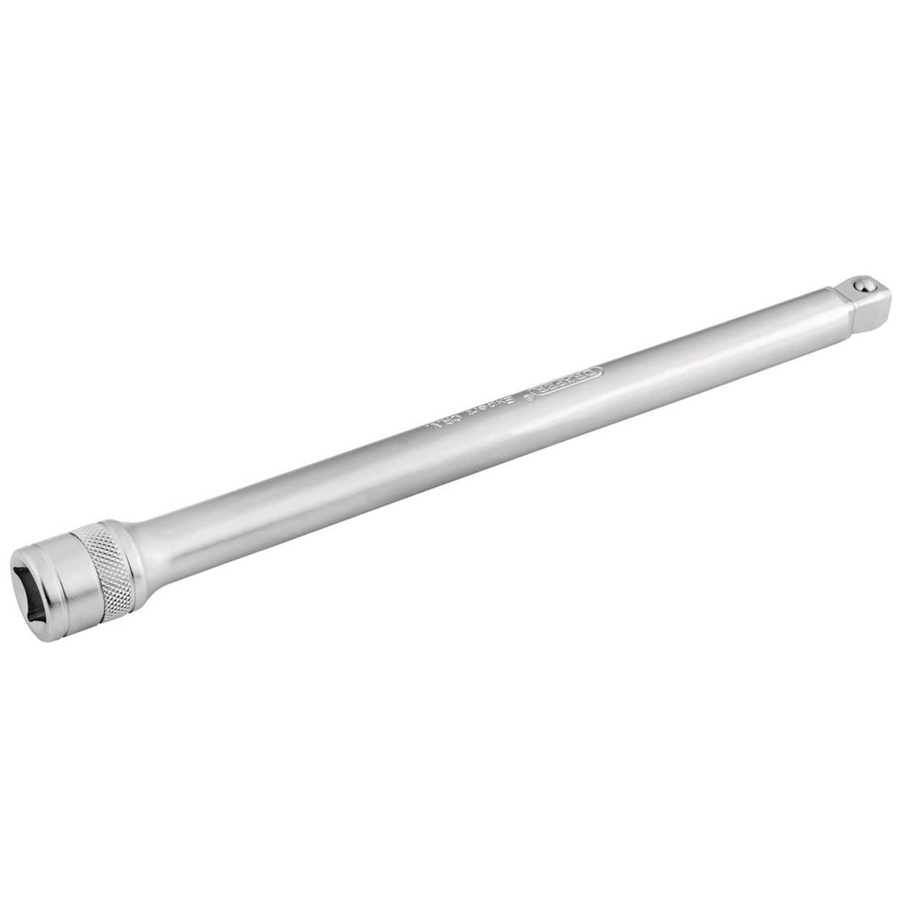 Draper 16763 1/2" Square Drive Satin Chrome Wobble Extension Bar 250MM Long, Blue