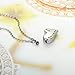 HooAMI Cremation Jewelry for Ashes Mom Forever In My Heart Urn Necklace Memorial Keepsake Pendant