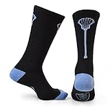 Lacrosse Athletic Half Cushioned Crew Socks | Mid Calf | Single Stick | Multiple Colors