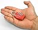 Lumintrail TSA Approved Locks, 4 Digit Combination Luggage Locks TSA Approved, Travel Locks for Luggage & Suitcase with 4-FT Steel Cable, Red, 1 Pack