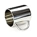 Housavvy 2 Piece Kid's Water Mugs, Stainless Steel Drinking Cups for Children, Double Wall Food Grade Durable Safe