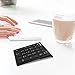 Bluetooth Number Pad, Jelly Comb N019 Ultra Slim Wireless Bluetooth 28-Key Numeric Keypad Data Entry with Multiple Shortcuts for Smartphones Tablet Surface pro and More-Black