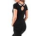 3 Pack Women's Side Ruched Cross Back Maternity Tunic Top by Mother Bee - Made in USA
