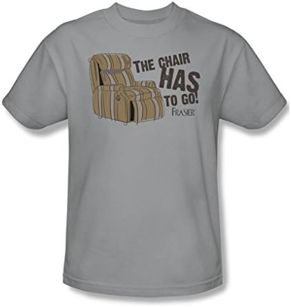 Frasier - Mens The Chair T-Shirt In Silver, XXX-Large, Silver