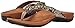 Vionic Womens Floriana Toe Post Natural Snake Thong Sandal - 8 M