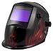 Rhino Large View Auto Darkening Welding Helmet (Flames)