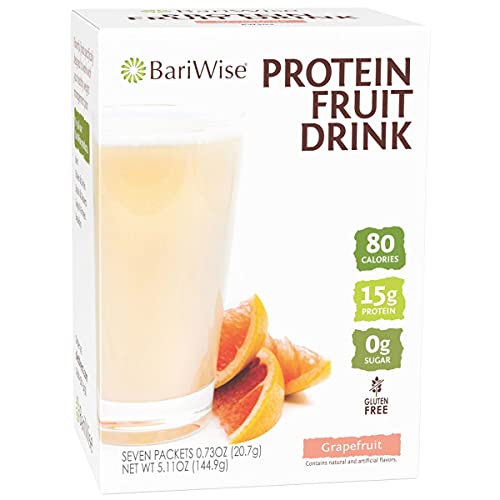 BariWise Protein Fruit Drink, Grapefruit - 0g Fat, 0g Sugar ...