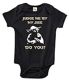 Judge Me By My Size Do You Funny Cute Star Wars One-piece Baby Bodysuit Romper (3-6 Months)