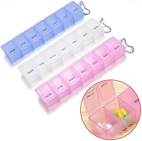 Box Holder Storage Organizer Container Case Pill Box (Random color)
