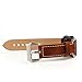Apple Watch Band, 42mm iWatch Strap Premium Vintage Crazy Horse Genuine Leather Replacement Watchband with Stainless Metal Clasp for All Apple Watch Sport Edition - Brown