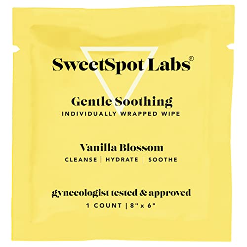 SweetSpot Labs Feminine Wipes Individually Wrapped pH Balanced