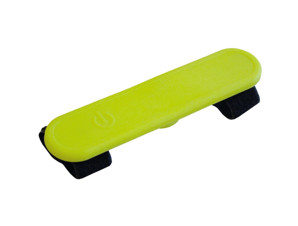 Nobby LED Silikon Klettsticker FLASH Yellow 12 x 3.5 cm