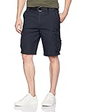 Unionbay Men's Survivor Belted Cargo Short, True Navy, 34