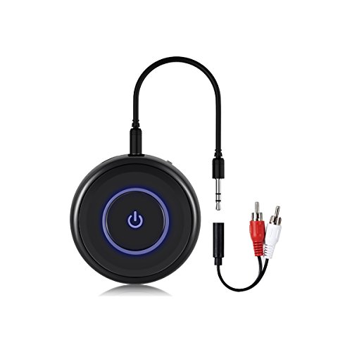 Golvery Bluetooth 4.1 Transmitter and Receiver - 2 in 1 Wireless 3.5mm Aux Bluetooth Audio Adapter â€“ aptX Low Latency, Enjoy HiFi Music - for Home TV, PC, Headphones, Speakers & Car Stereo System
