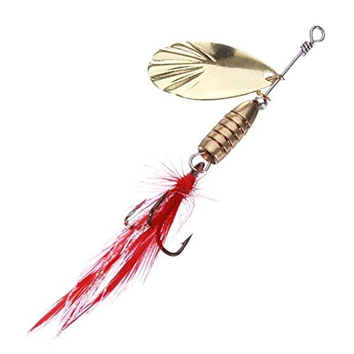 Ianqujiangxinqujianjunbaih Angelköder Paillette Löffel-Fischen-Köder-Spinner-Köder Bass Köder Pailletten – Bild 4