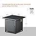 TACKLIFE Gas Fire Table, Auto-Ignition Outdoor Propane Gas Fire Pit Table with Cover, 28 inch 50,000 BTU